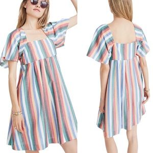 Madewell Multicolor Striped Mini Dress